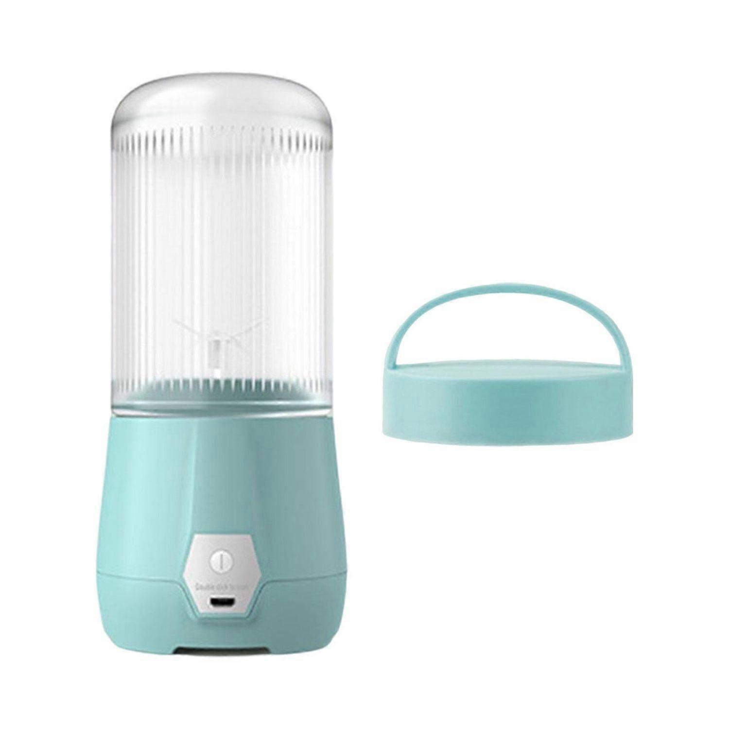 Electric Juicer Cup Personal Size Blender Juice Blender 260Ml Juicer Cup Travel Juicer Cup For Blending Lemon Grapefruit Blue