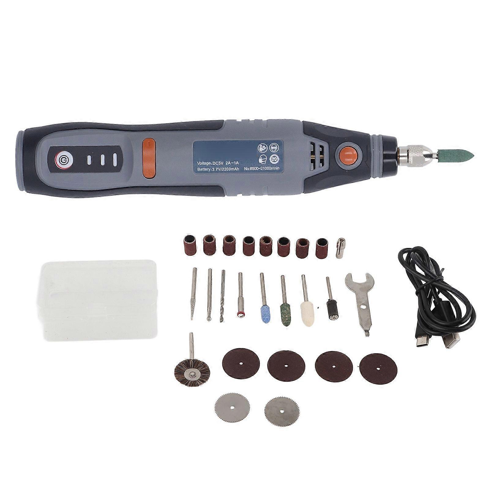 High quality  Handheld grinder, wireless straight grinder, three-speed speed