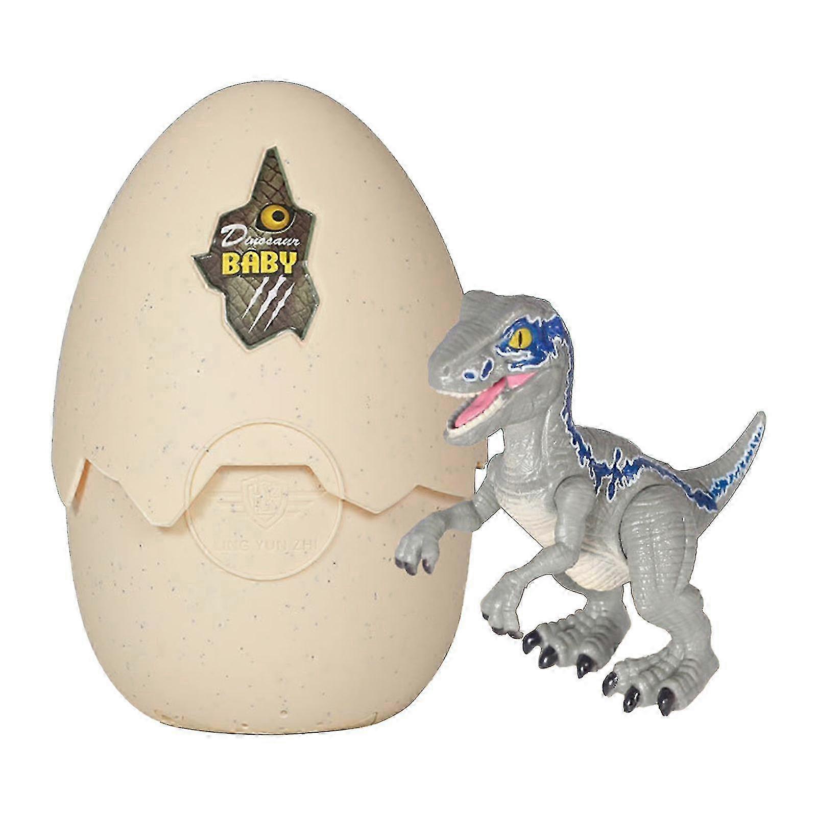 Hatching Egg Dinosaur Toy, LED Light and Sound Dinosaur Eggs Toy for Easter, Great Gift for Birthdays