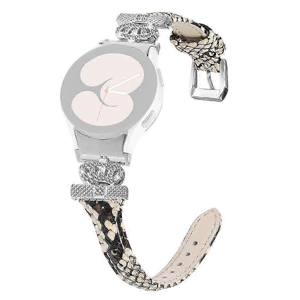 Type D Silver Buckle Strap Suitable for Certain Brand Galaxy Smartwatches