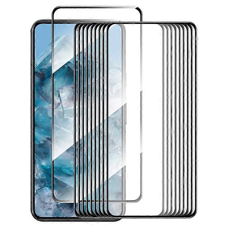 ENKAY HAT PRINCE 10PcsはGoogle Pixel 8 Proフルグルー電話スクリーンプロテクターシルク印刷HDクリアフィルムと互換性があります