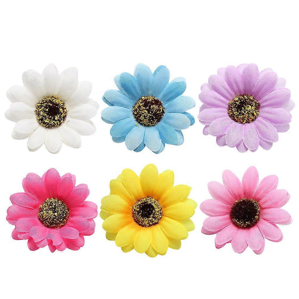 6pcs Bohemian Sunflower Hairpins – Stylish Floral Hair Clips & Barrettes for Daily Wear, Travel & Beach Vacations – Mixed Styles