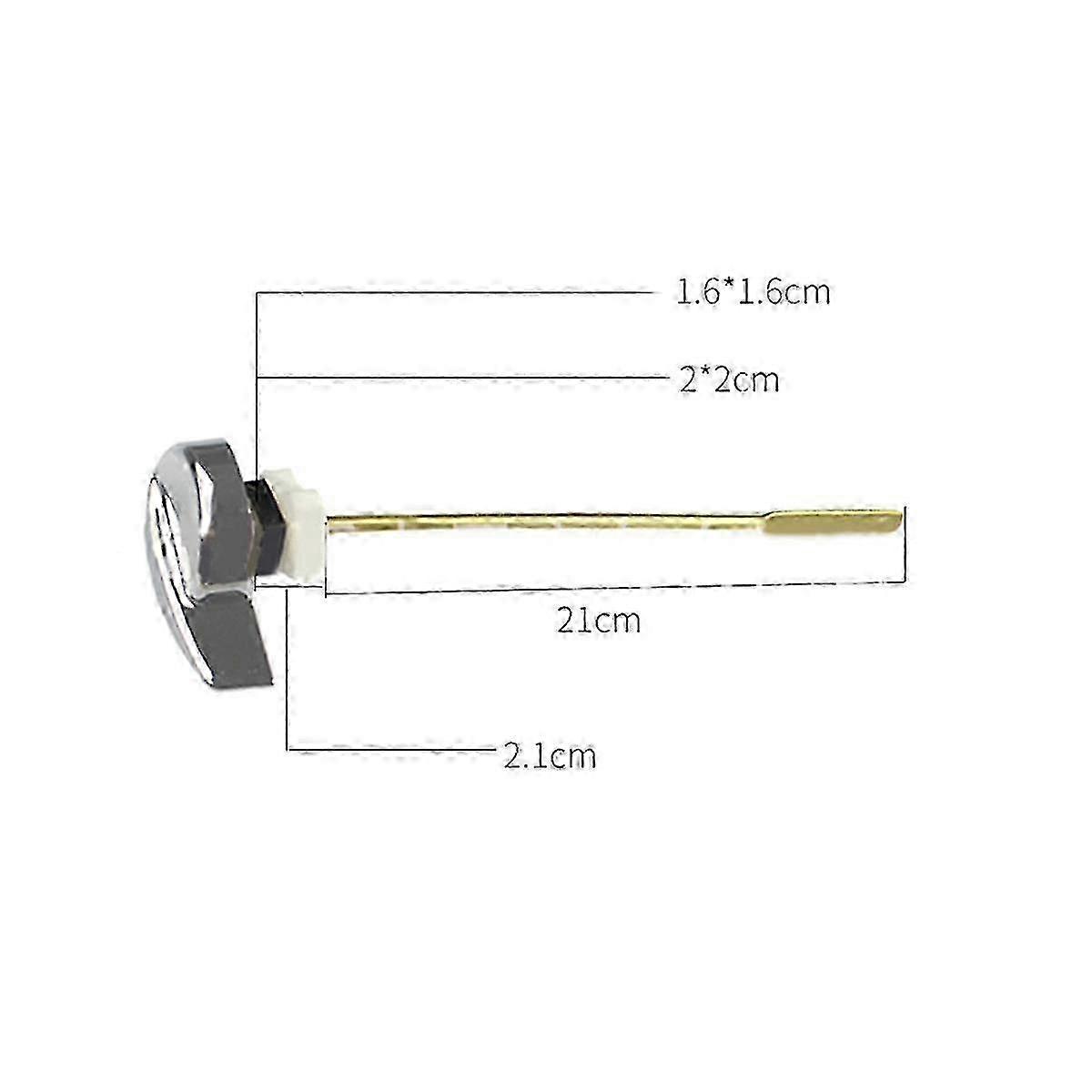 Toilet Tank Accessories Replacement Parts for Side-Mount Flushing Mechanism with Flushing Wrench and Flush Rod