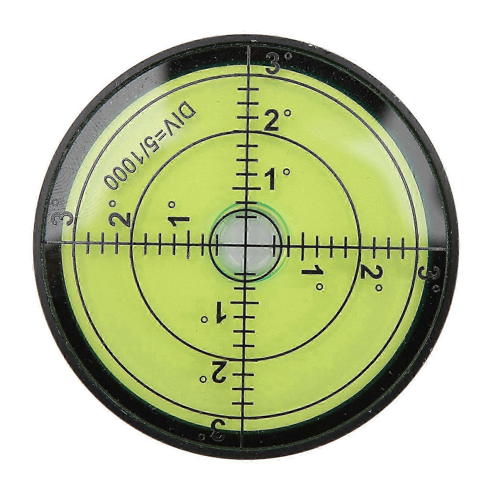 High Precision Spirit Level, Durable Metal Circular Bubble Level for Accurate Measuring