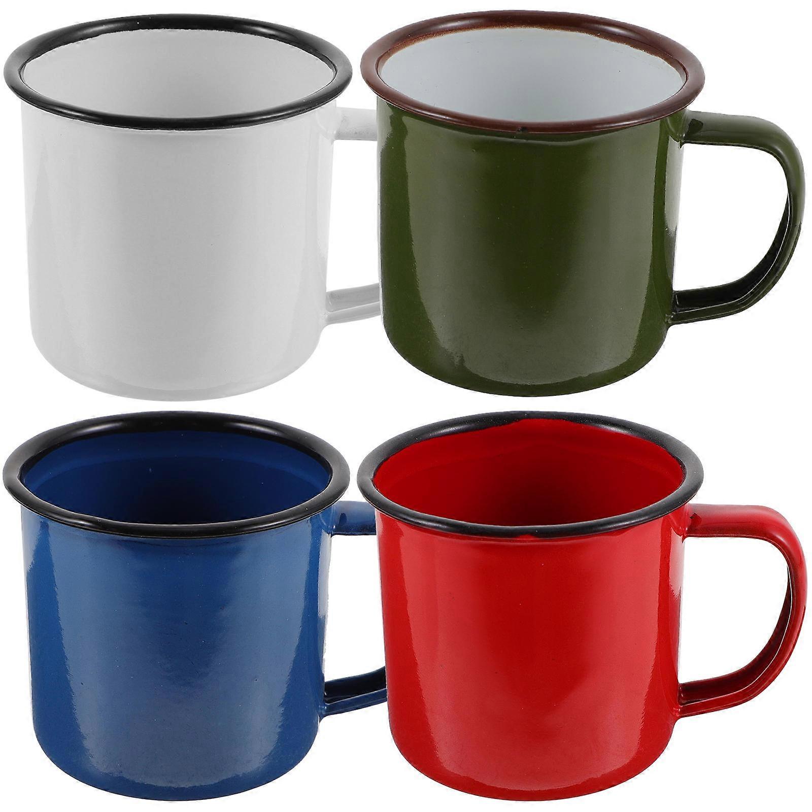 It looks like you're referring to a product listing for **vintage enamel mugs**. Here's a refined and complete product description that could be used