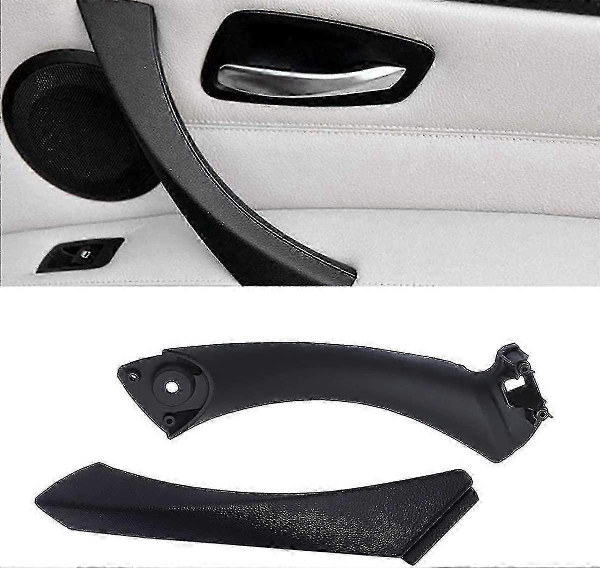 Right Passenger Door Pull Handle + Outer Cover for Compatible Models of 3 Series E90/E91/E92/E93