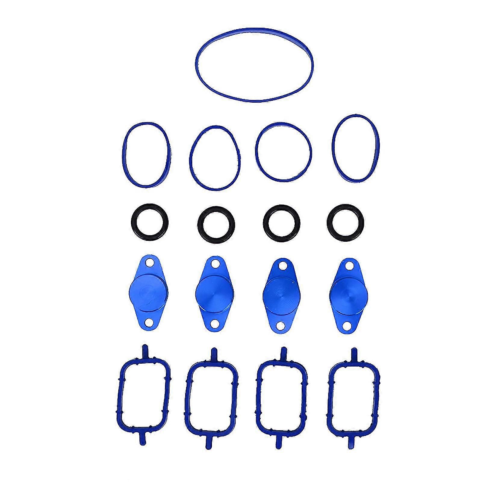 High-Quality Engine Swirl Flap Set for E46 320d/318d - Durable Aluminum & Rubber