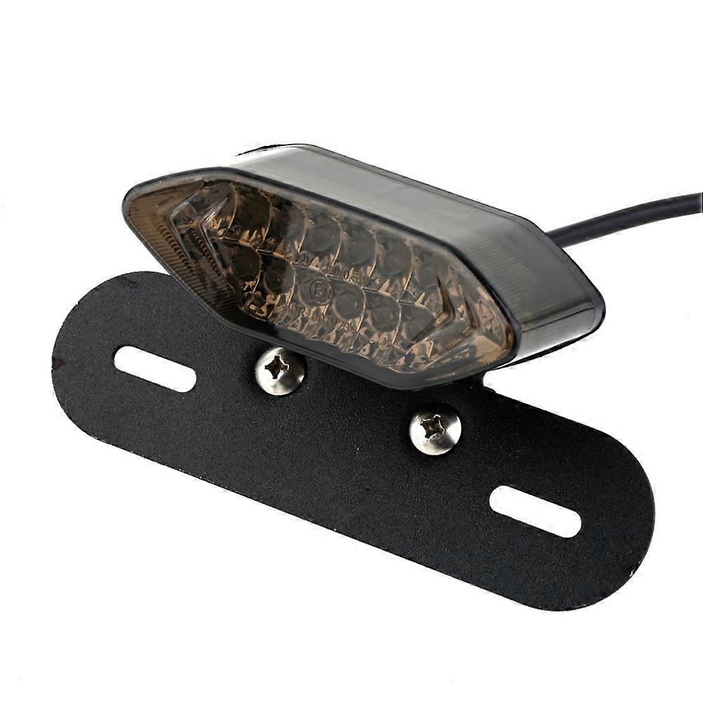 Turn Signals For Motorcycles Integrated Light Square One Unit 10 8Cm Black 1Pcs