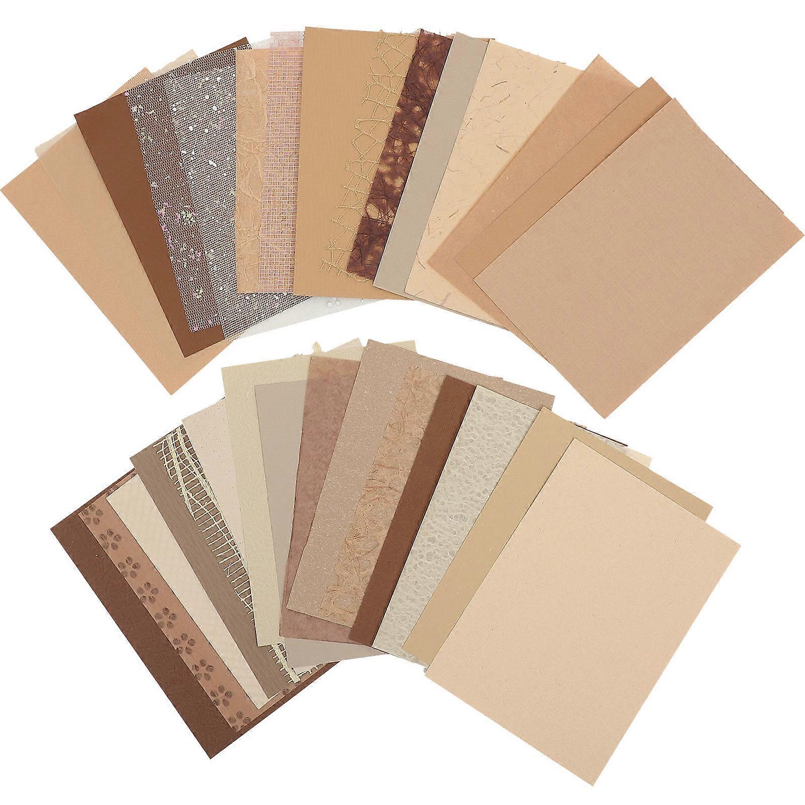 Decorative Craft Paper Scrapbook Background Paper Diy For Craft Projects Rectangular Chocolate 30 Sheets