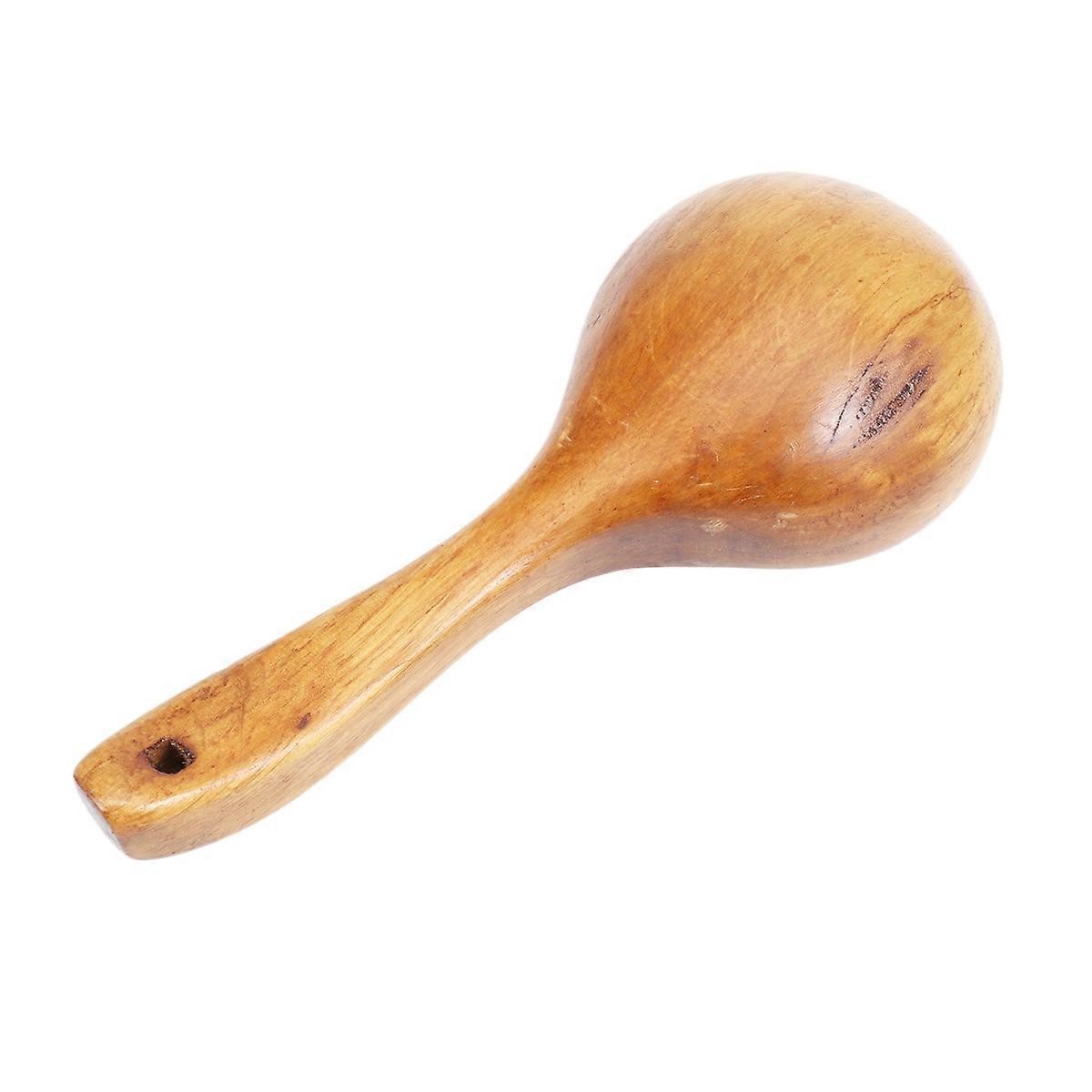 Solid Wood Water Ladle Scoop, Multipurpose Wooden Spoon for Tea, Soup & Kitchen Use, Easy Clean & Store, Unique Grain Design