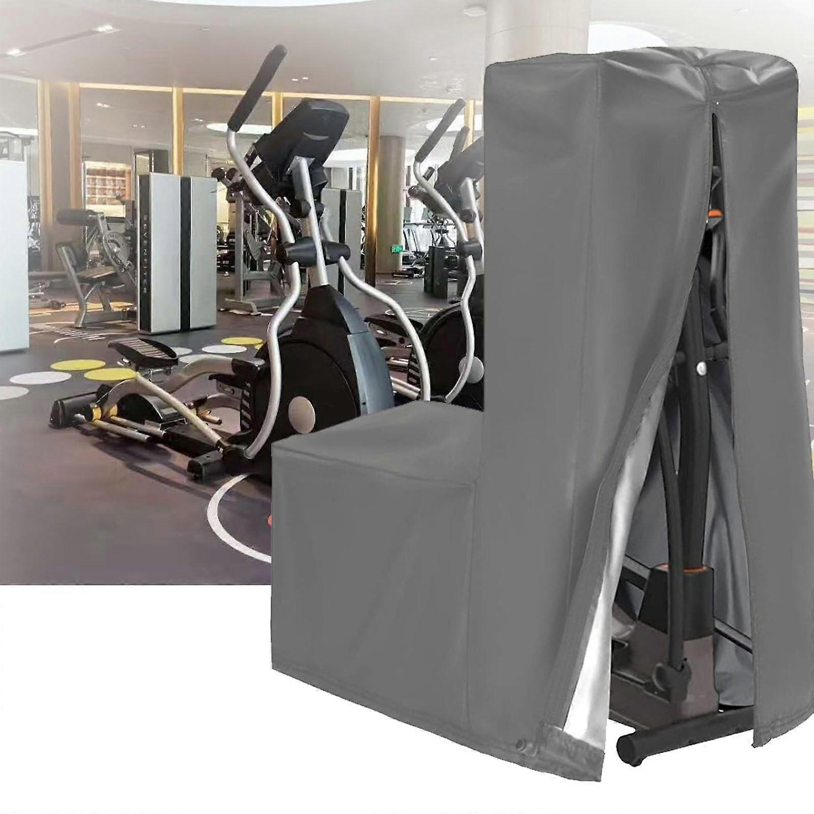 Crosstrainer Abdeckung 420D Oxford Wasserdicht Ellipsentrainer Schutzhülle Grau 210D-181x74x165cm Staub- und Wasserfest