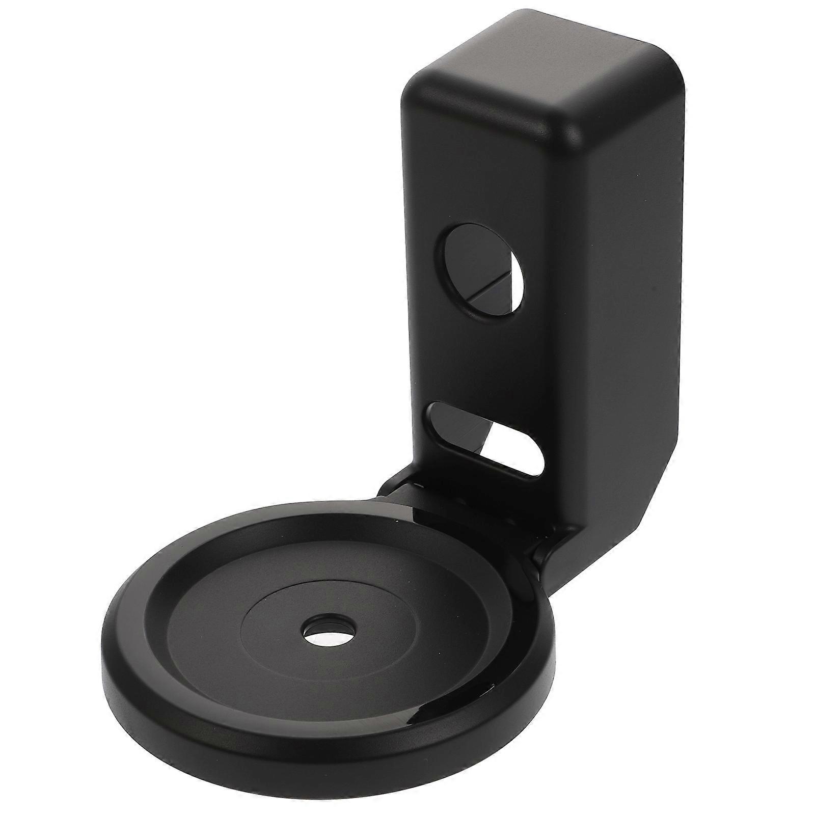 Wall Mountable Speaker Stand for Small Speakers and Voice Boxes Black ABS Material No Drill