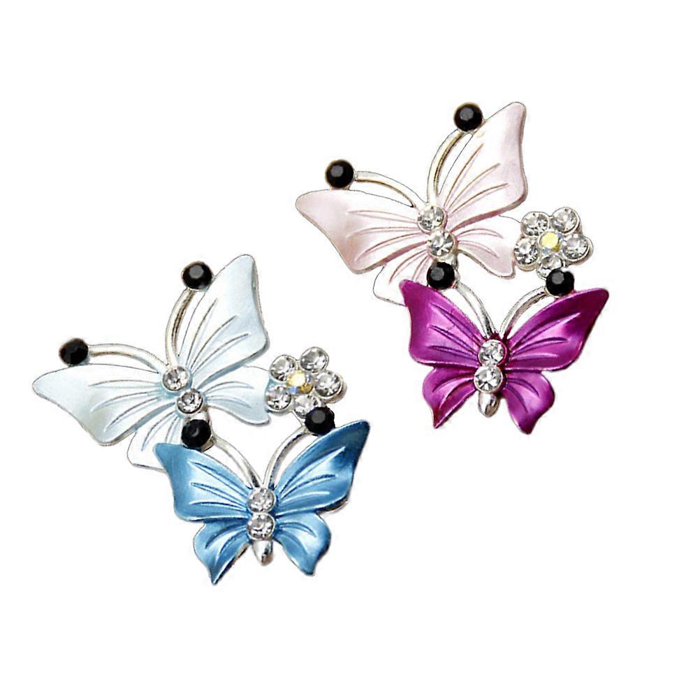 Car Scent Freshener Aromafor Car Odor Minimization Butterfly Shaped Drivers 2Pcs