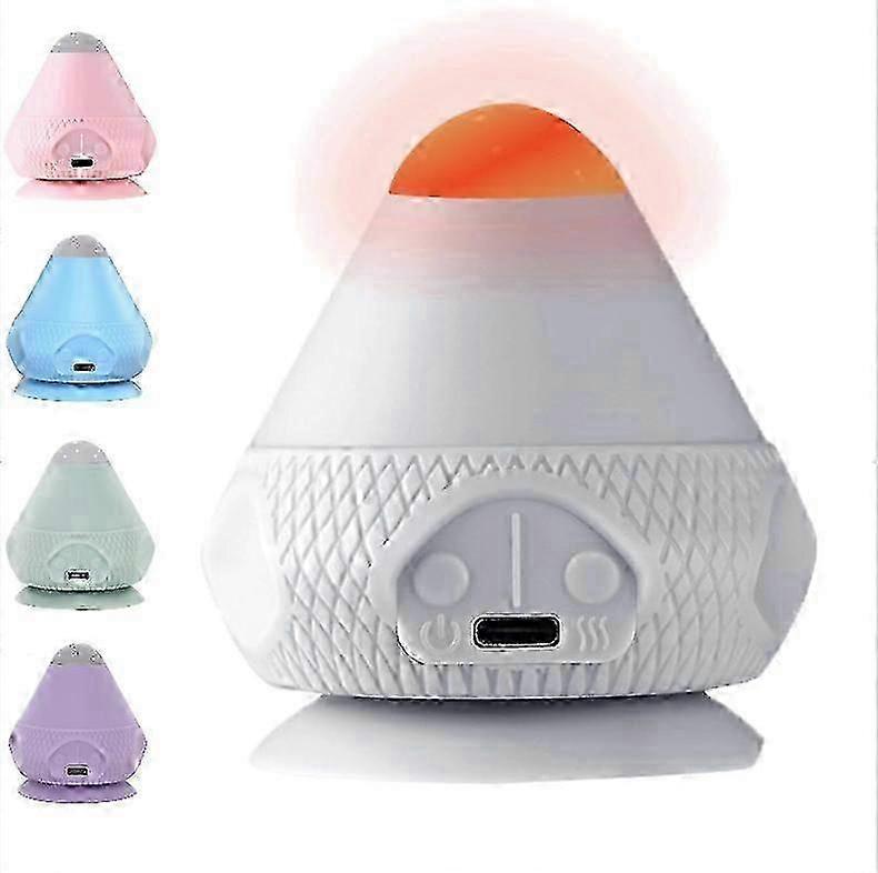 Palla da massaggio con calore, vibrazione, sfera Trigger Point in silicone, automassaggiante