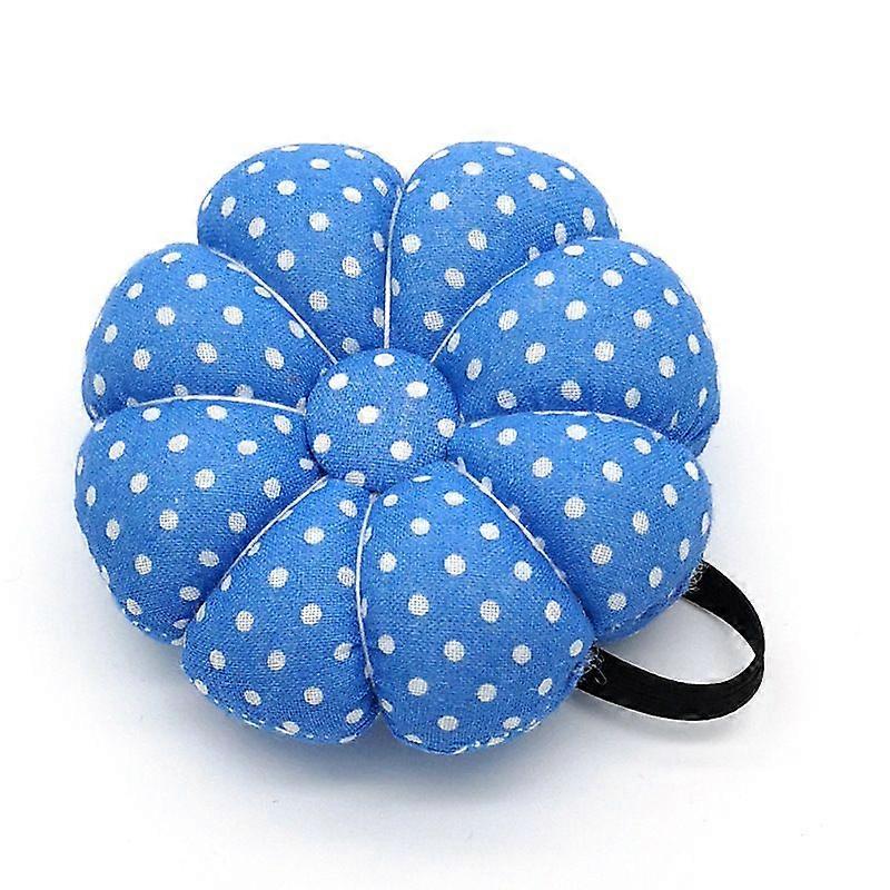 Pumpkin Needle Sewing Cushion Needle DIY Crafts (Blue)