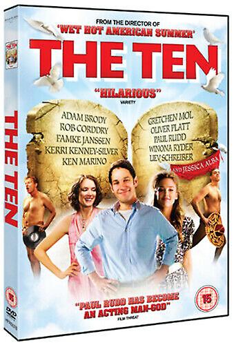 The Ten DVD (2010) Paul Rudd Wain (DIR) cert 15 - Region 2