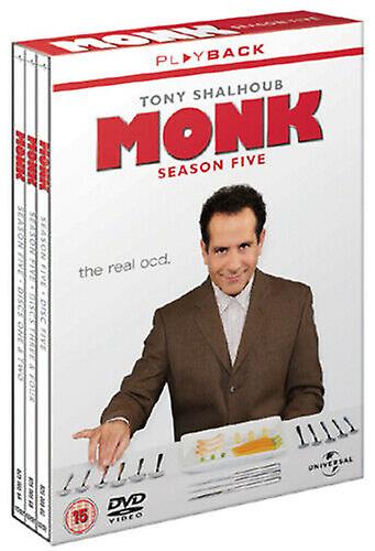 Monk Series 5 DVD (2007) Tony Shalhoub cert 15 5 discs - Region 2