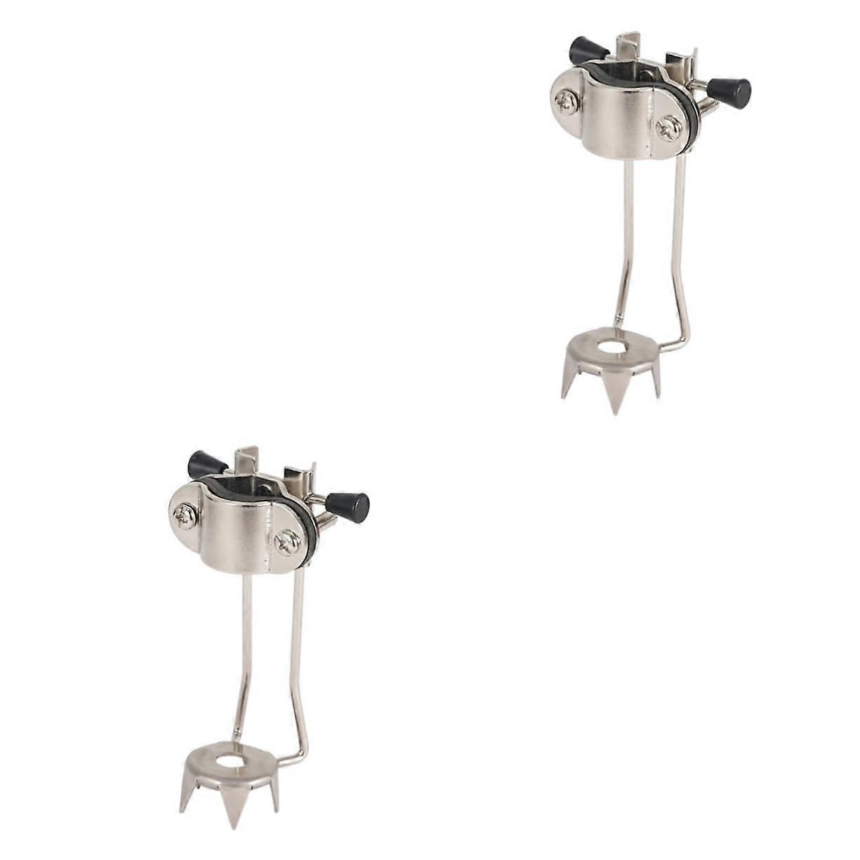 Trekking Poles Pack of 2 with Crampon Ice Tips, Snow Stick Tips, Silver, Lightweight Climbing and Walking Sticks