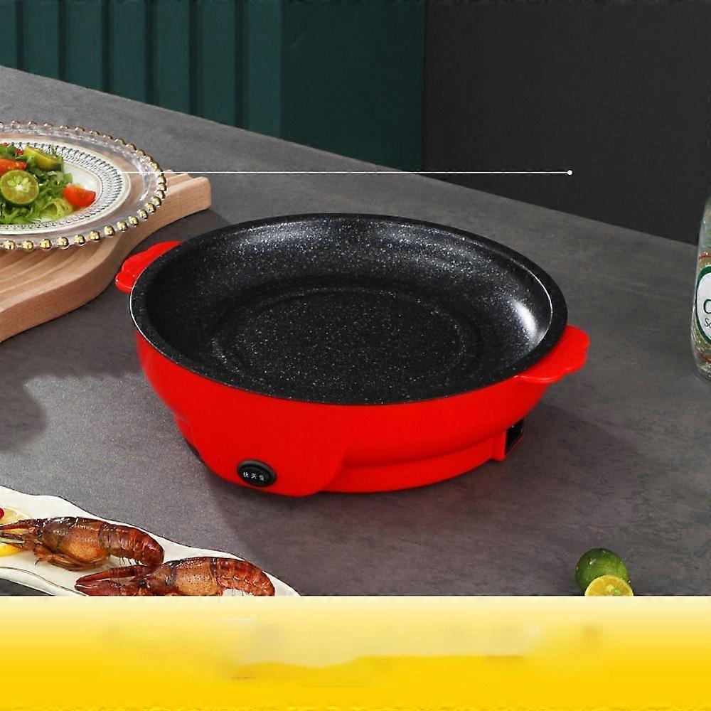 Frying Pan Electric Grill RED 22CM