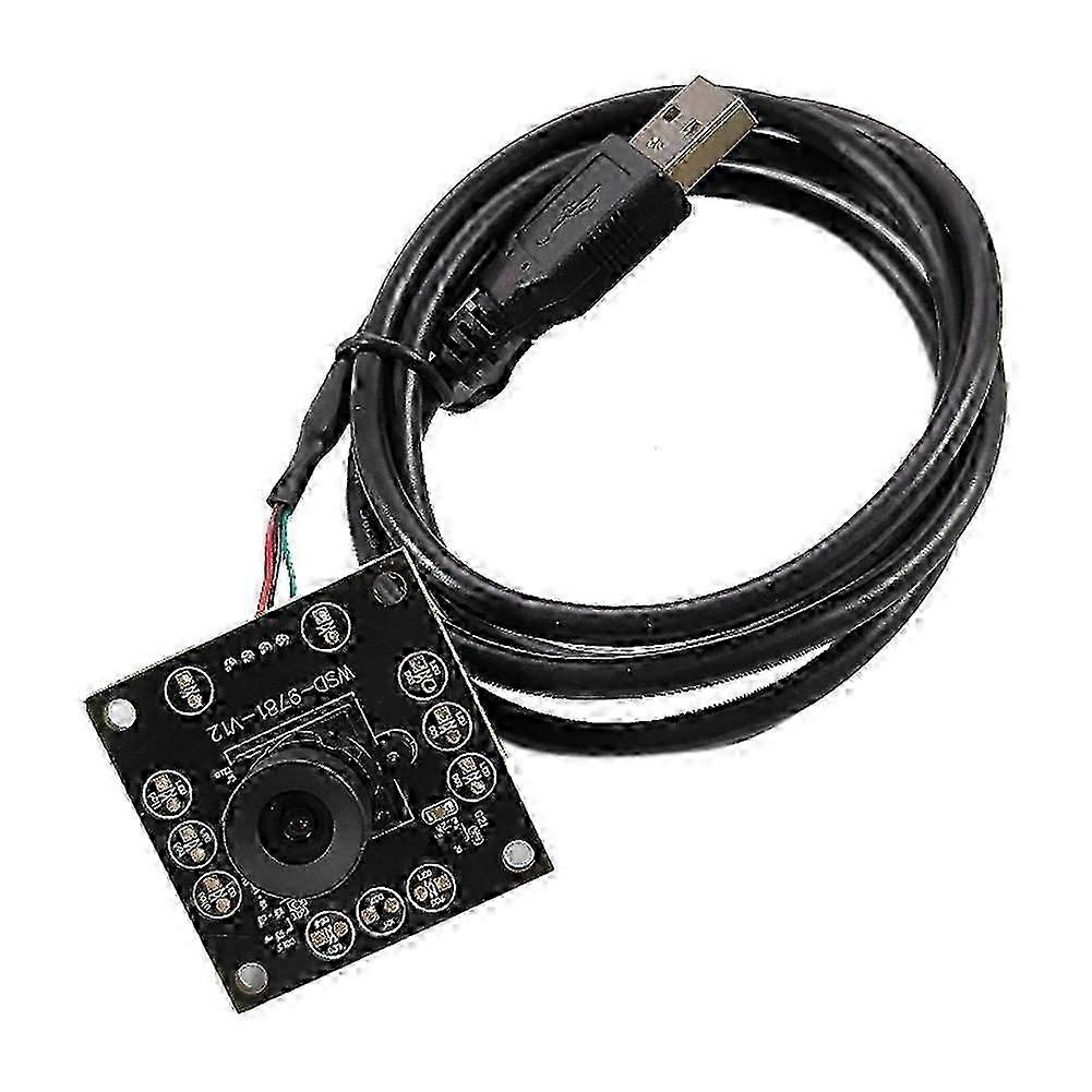 OV9281 Camera Module,Global Shutter 120fps 720p,Monochrome Webcam,1280x720,High Frame Rate Capture