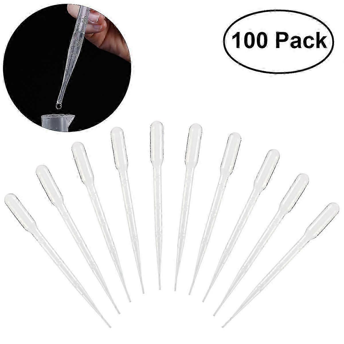 3ml Plastic Pipettes Dropper for Essential Oils - Disposable Transfer Pipettes