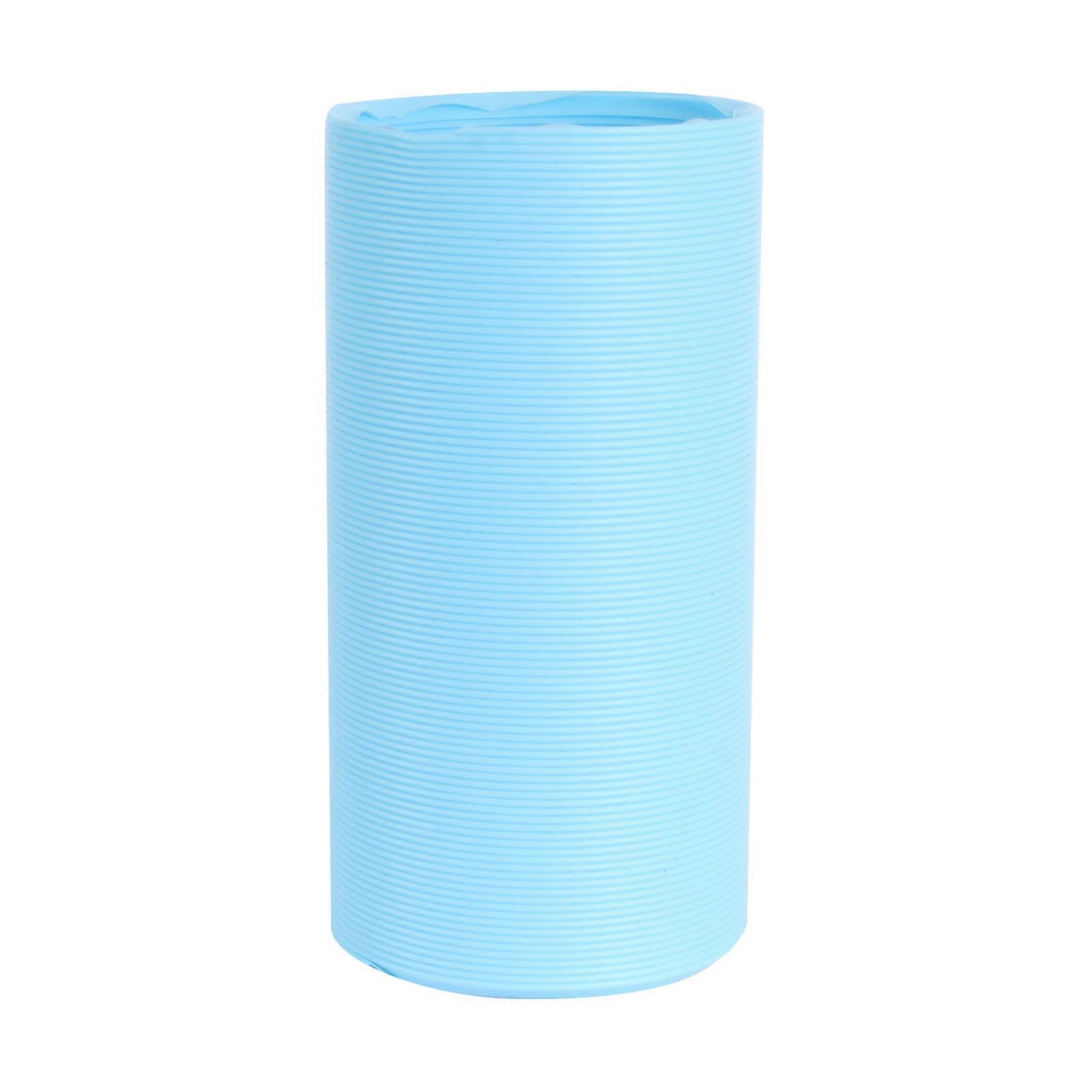 Blue Plastic Pet Tunnel Toy for Hamsters and Squirrels 10 cm Diameter Foldable and Spacesaving