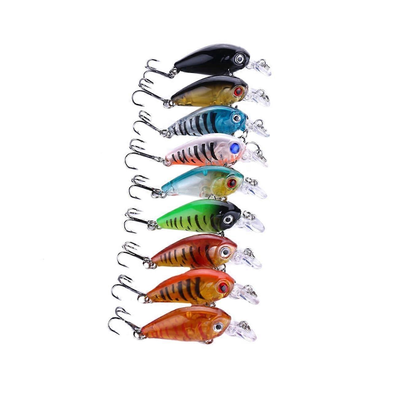 Mini Bass Lure Artificial Protein Bar Bait For Bass And Perch, Mini Fishing Lures, Color Sorted