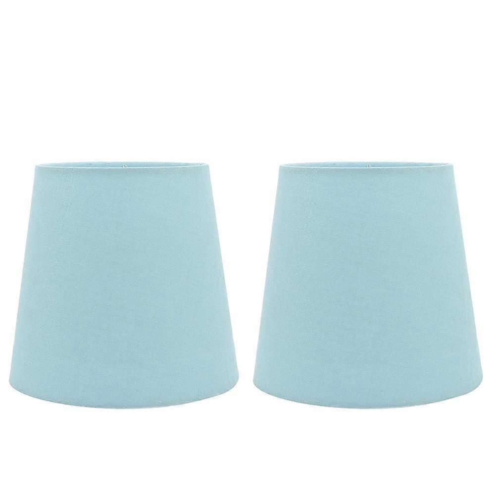 Small Lamp Cover Fabric Lampshade Soften Light Bedroom Square 1Set
