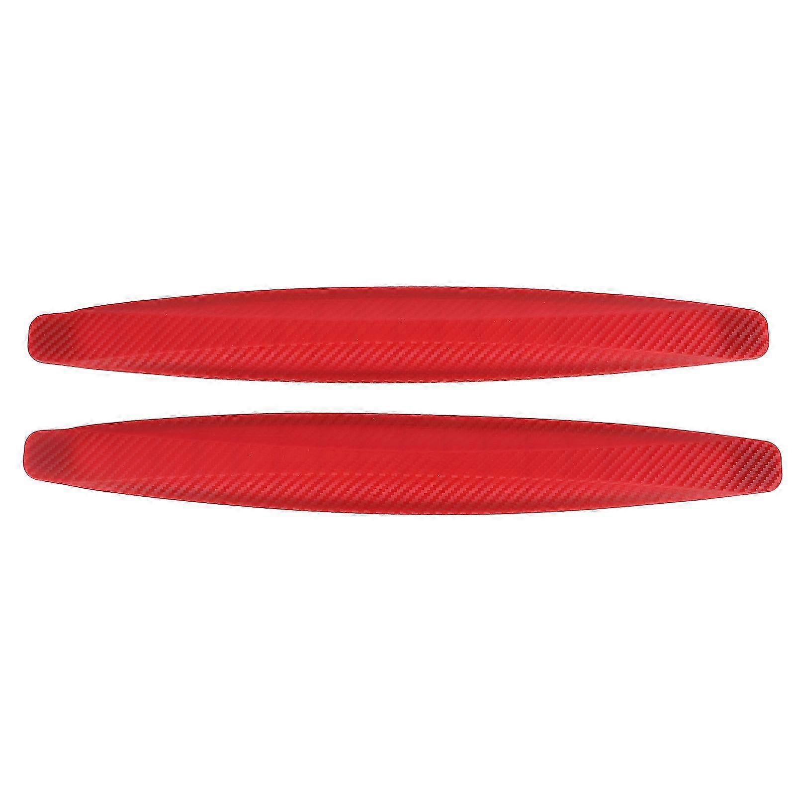 Bumper Edge Protector Body Corner Lip Side Guard Anti Scratch Anti Collision Universal for Vehicles (Red)