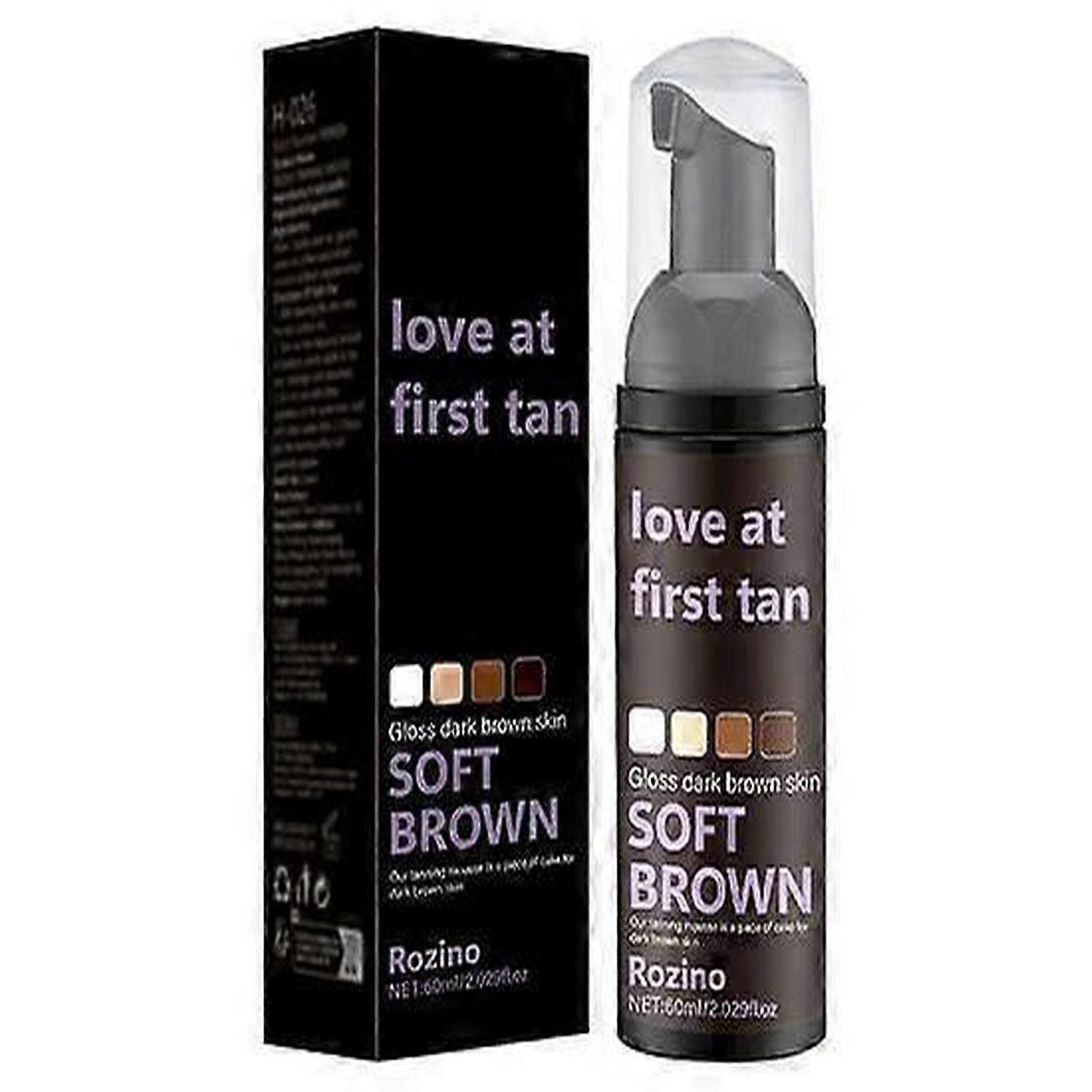 Bronze Tan Dark Self Tanner Mousse - Sunless Tanning Foam with Salon-Quality Bronzing Glow | Vanilla Scented, Natural Ingredients & Color Guide | Long