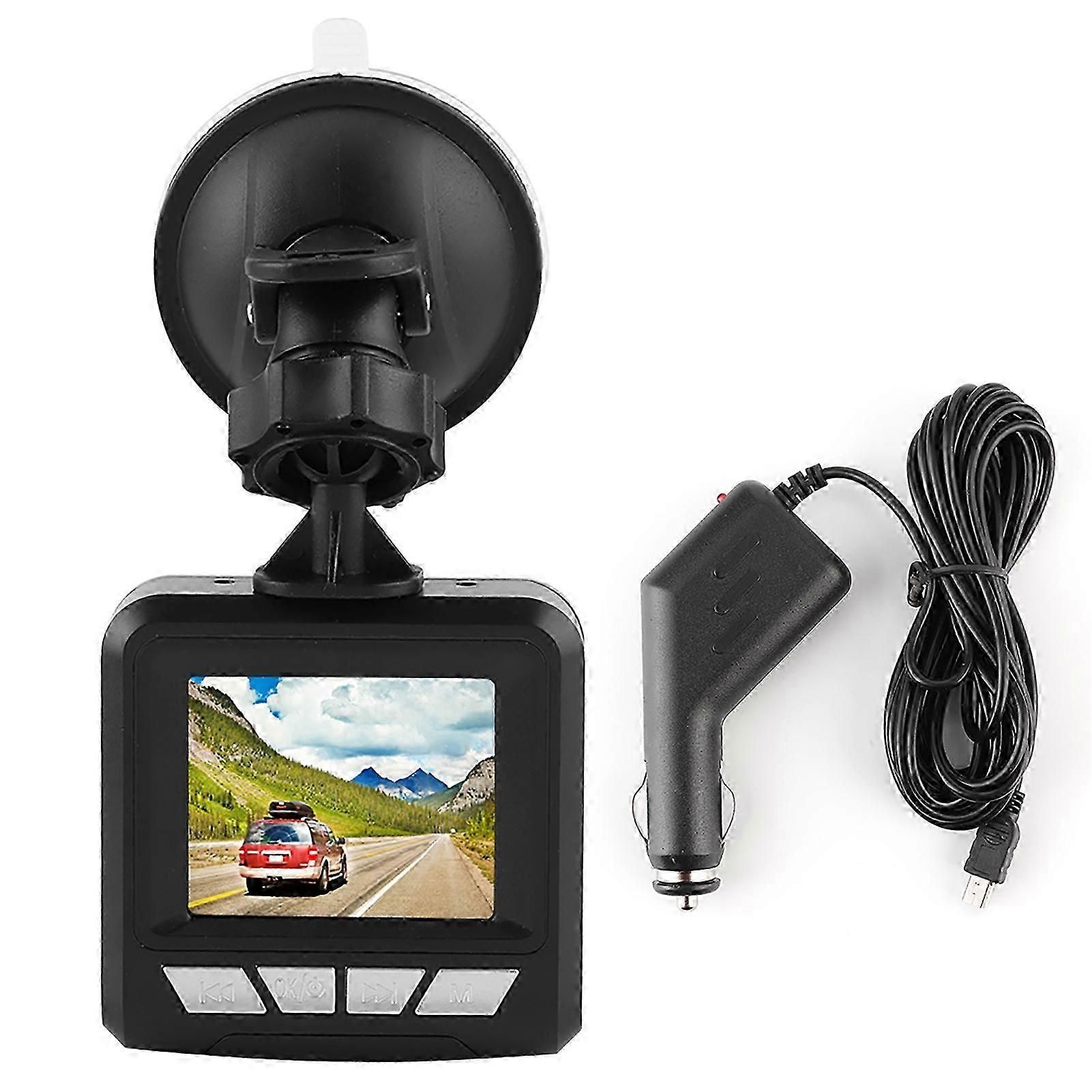 2.4in 720P Car Driving Recorder High Definition LCD Display DVR Loop Recording 170 Wide Angle Camera