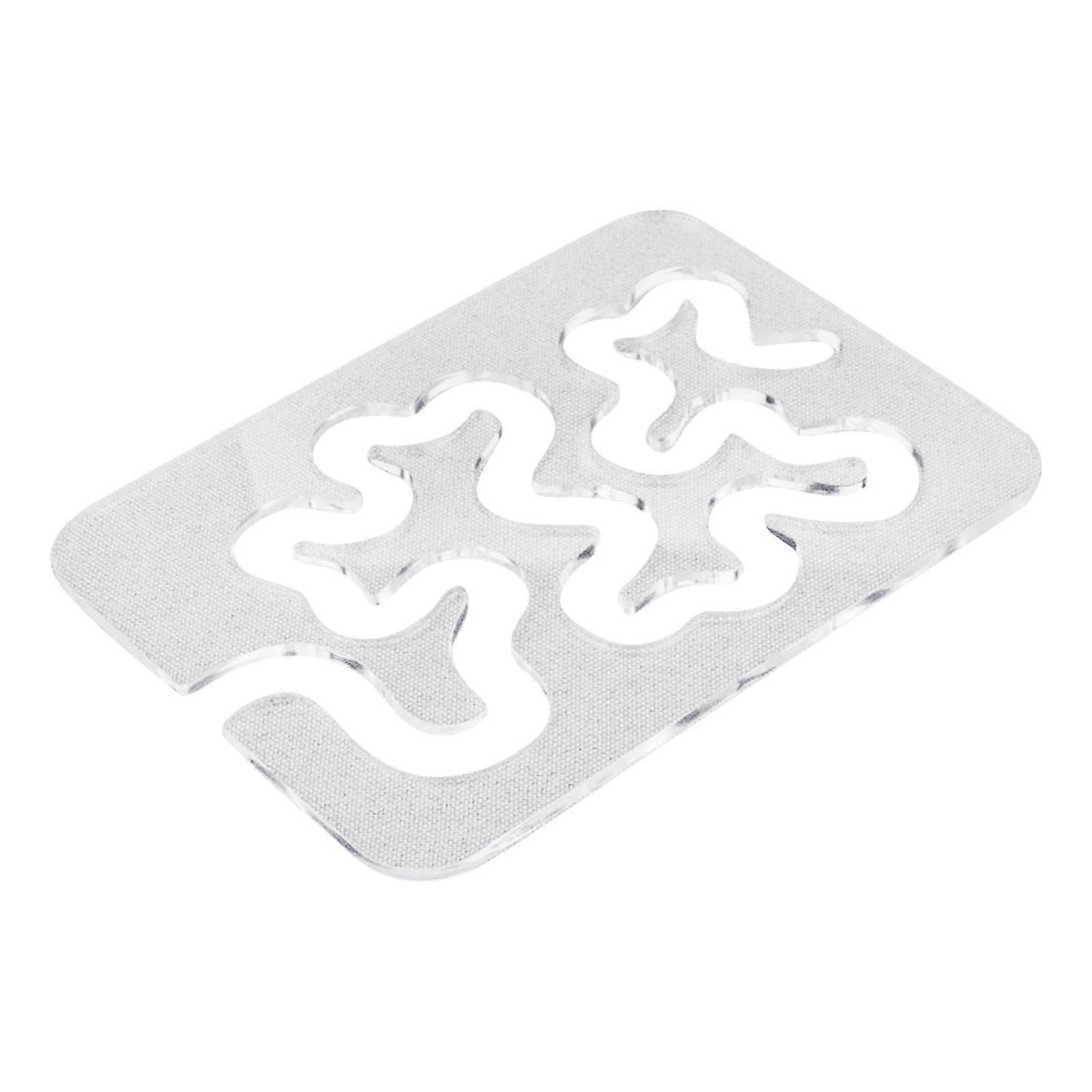 motion quilting templates, transparent acrylic quilting templates, ruler for easy meanders and quilting designs Ref: 3012