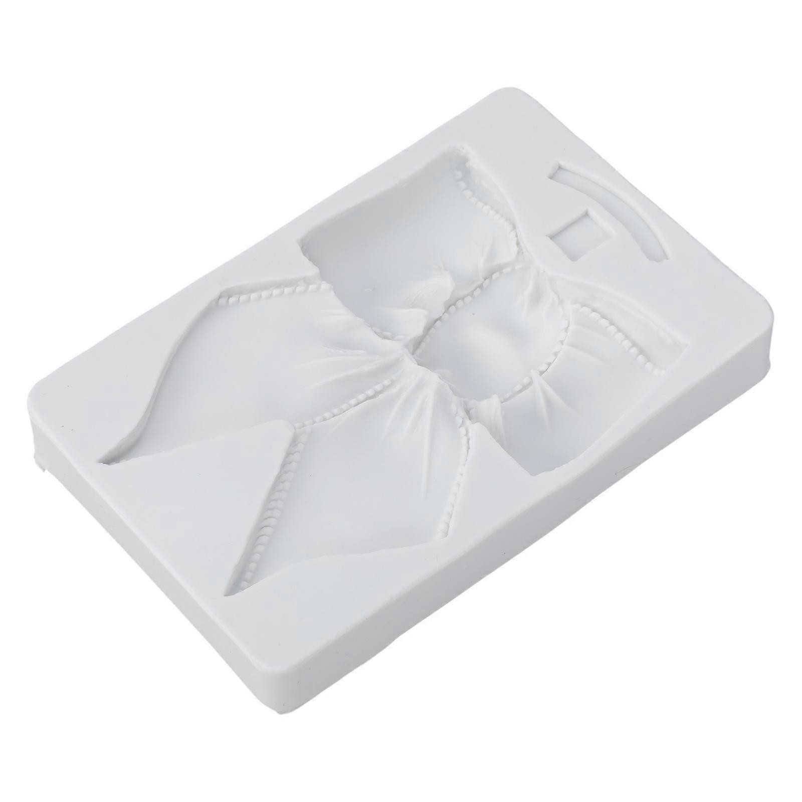 Fondantformar Mousseform Gips Choklad Ljusform Kakform Leraformar Silikonmaterial Rosettformer för Bakning Flerfärgad