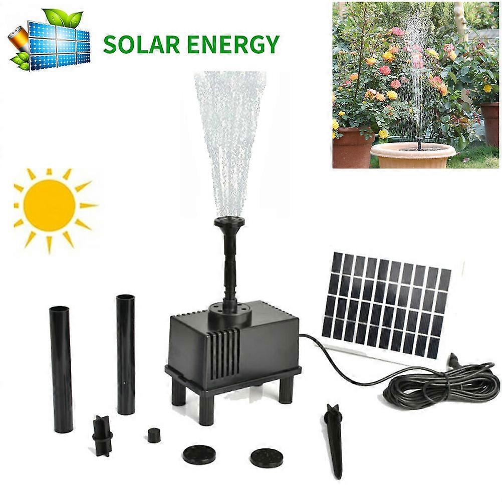 Pond Fountain Pump Submersible Solar Powered Water Pump For Pool Aquarium Fountains Spout 1Pack