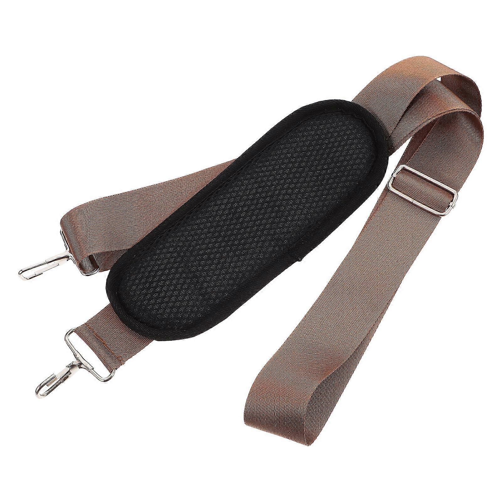 Shoulder Straps For Bags Adjustable Non-Slip Padded Crossbody 58.9 Inch Brown 1 Set