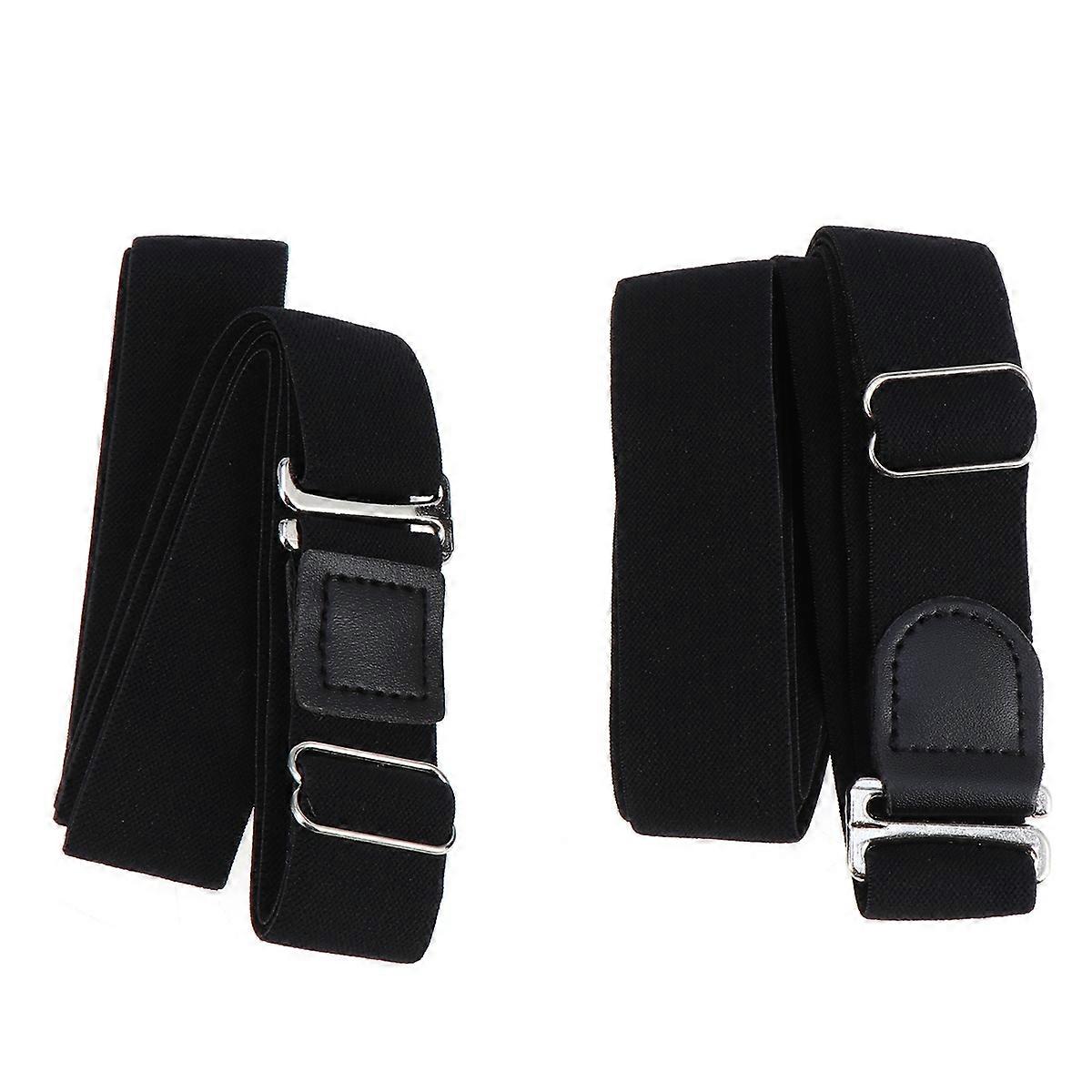 Shirt Stays for Men and Women – Non Slip Wrinkle Resistant Clips, Durable Material for Everyday Casual and Formal Wear – 2pcs Set