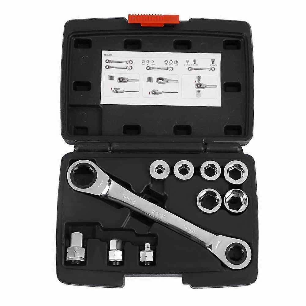 Metric hand tools, ratchet wrench, 15 in 1 socket wrench set universal wrench ratchet wrench tools