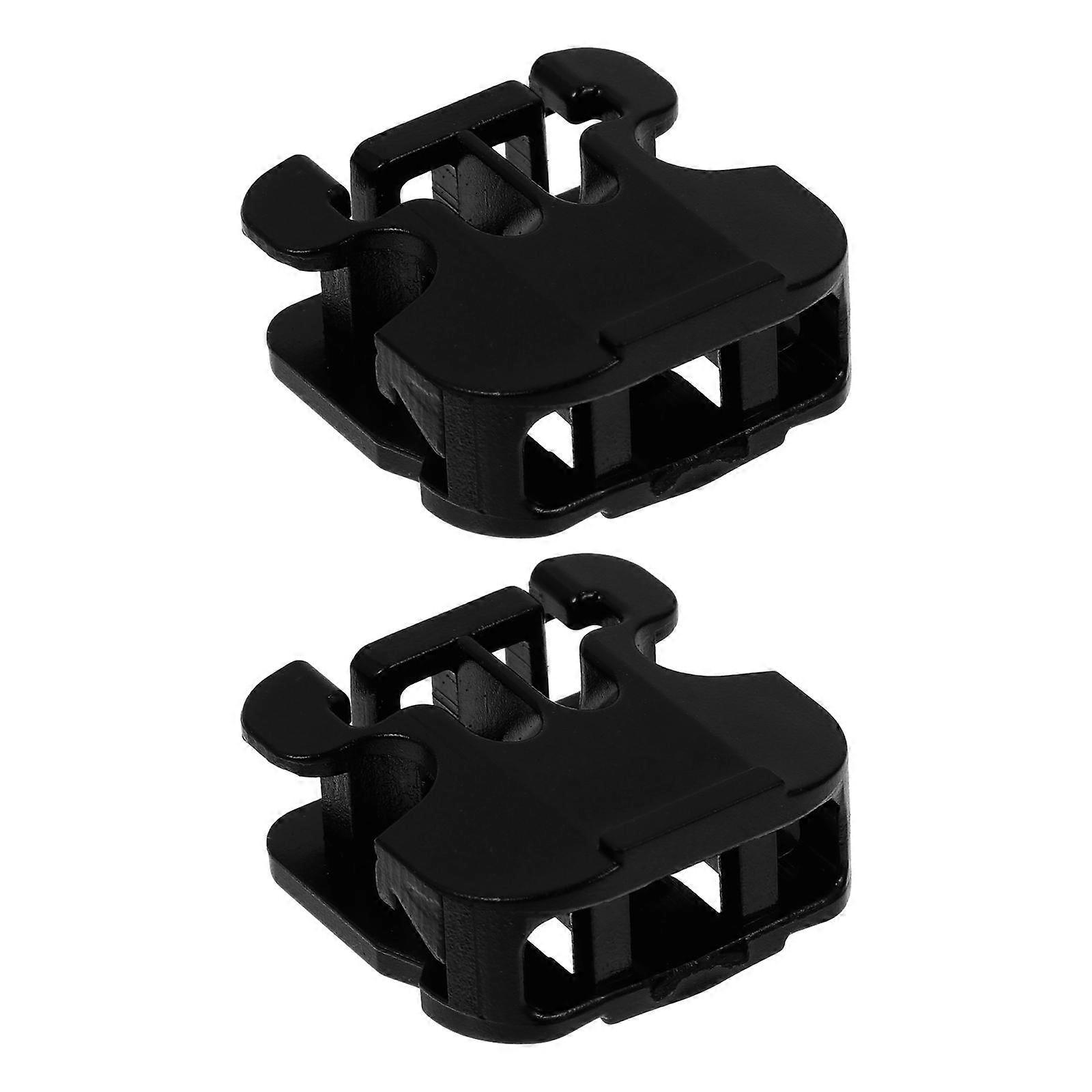 2pcs Plastic Shoe Lace Buckles Adjustable Non Slip Shoelace Fixation Buckle