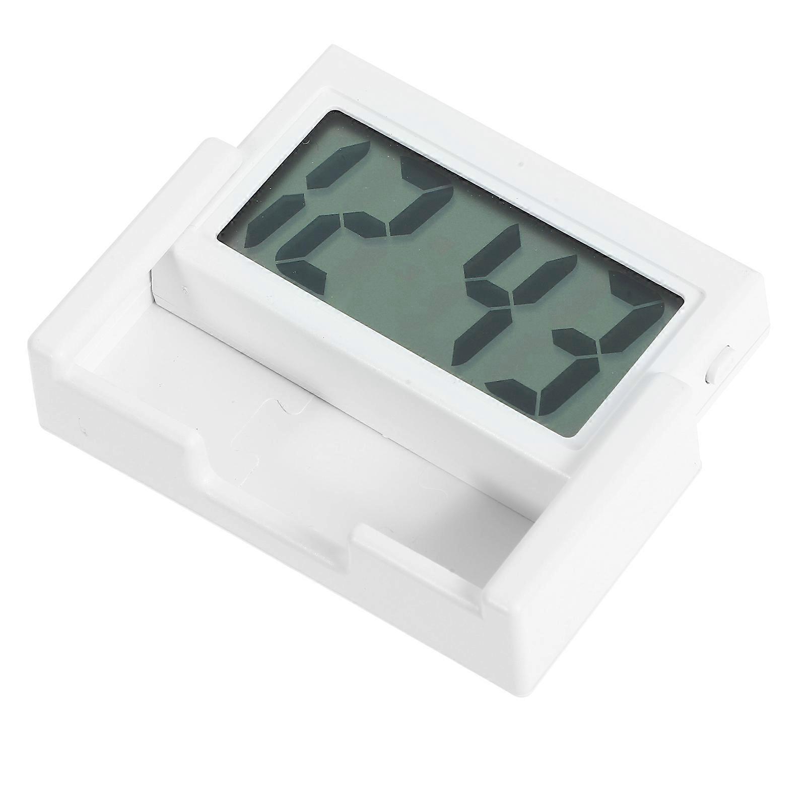 Digital Small Clock Automotive Dashboard Clock For Car Use Four-Corner Shape Plastic Material 1Set