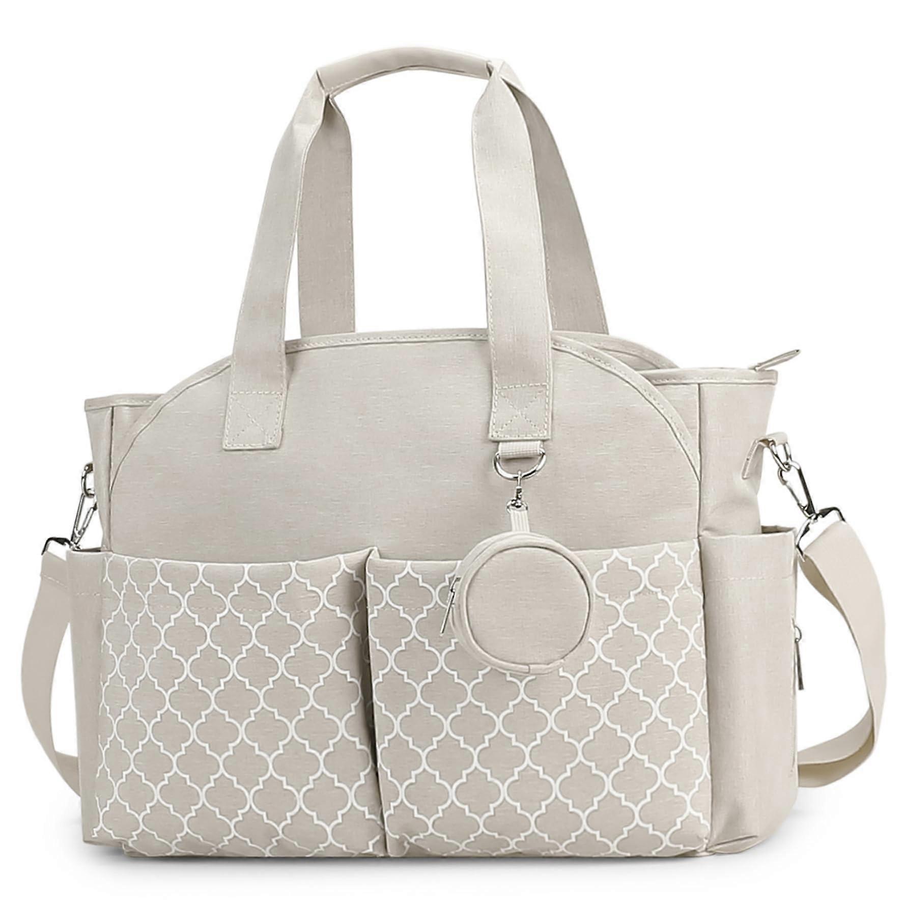 Baby Changing Bags Diaper Bag With Changing Station, Multifunction Portable Bag With Handle And Shoulder Strap For Moms