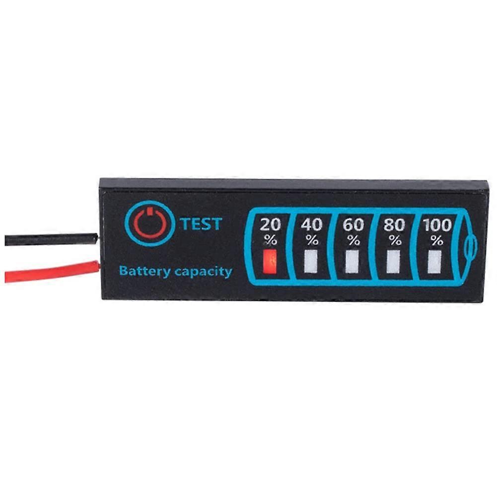 LED Power Indicator Panel DC5-30V 12V/24V Compatibility Lithium And Lead-Acid Battery Power Indicator