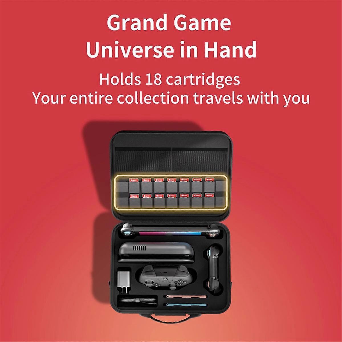 Switch2 Game Console Hard Case Storage Travel Suitcase,A