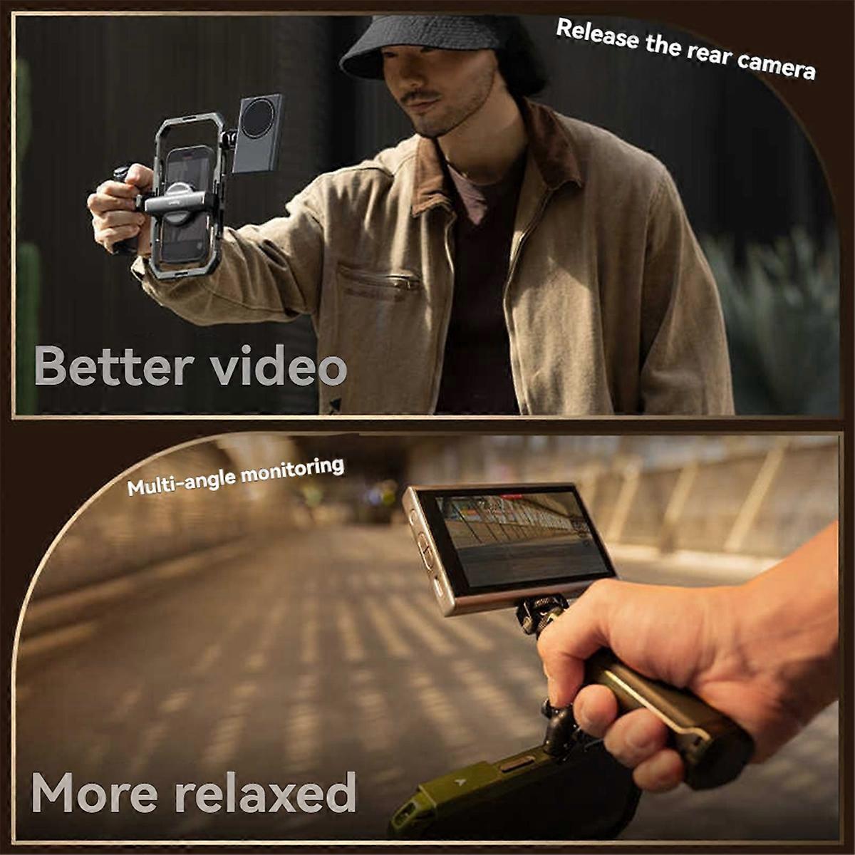 Wireless Video Monitor for & Cameras with Remote Control Real-Time Display