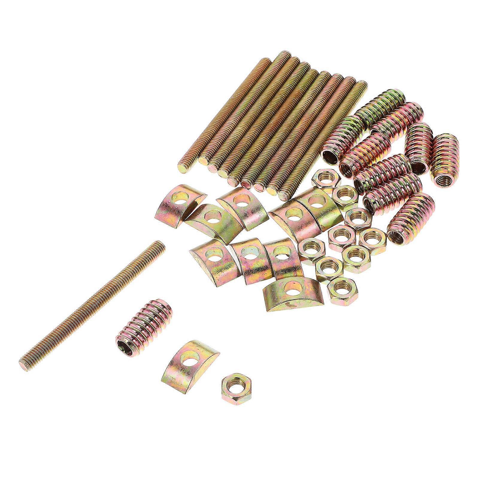 Table Board Connectors Four-In-One Connectors Assorted Color Securing Furniture Assemblers 3.00X0.80X0.80CM 10 Sets