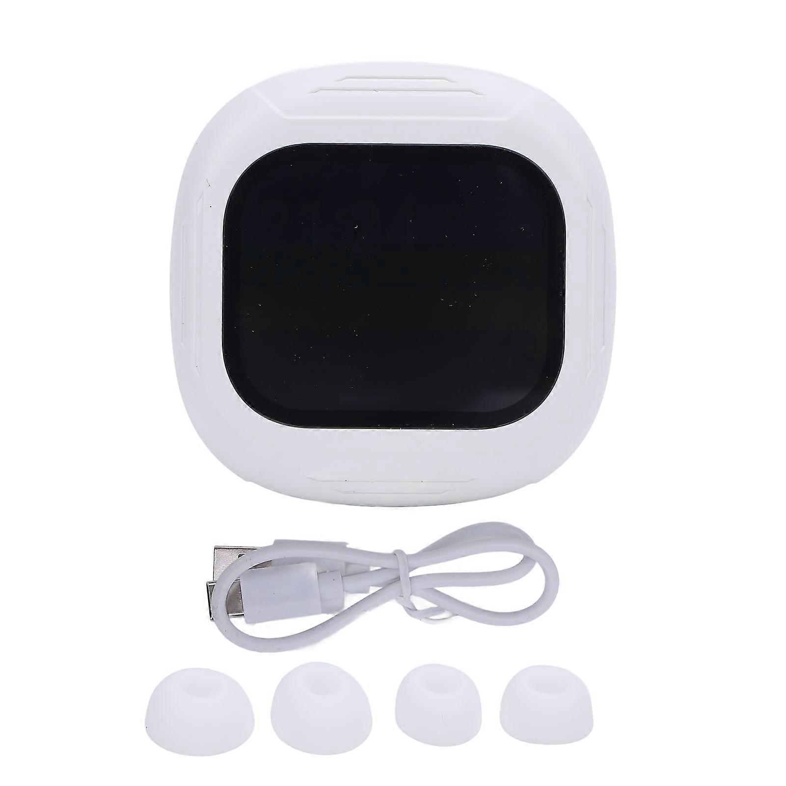 Language Translation Earbuds with Bluetooth 5.4, 144 Languages, Touch Control, White