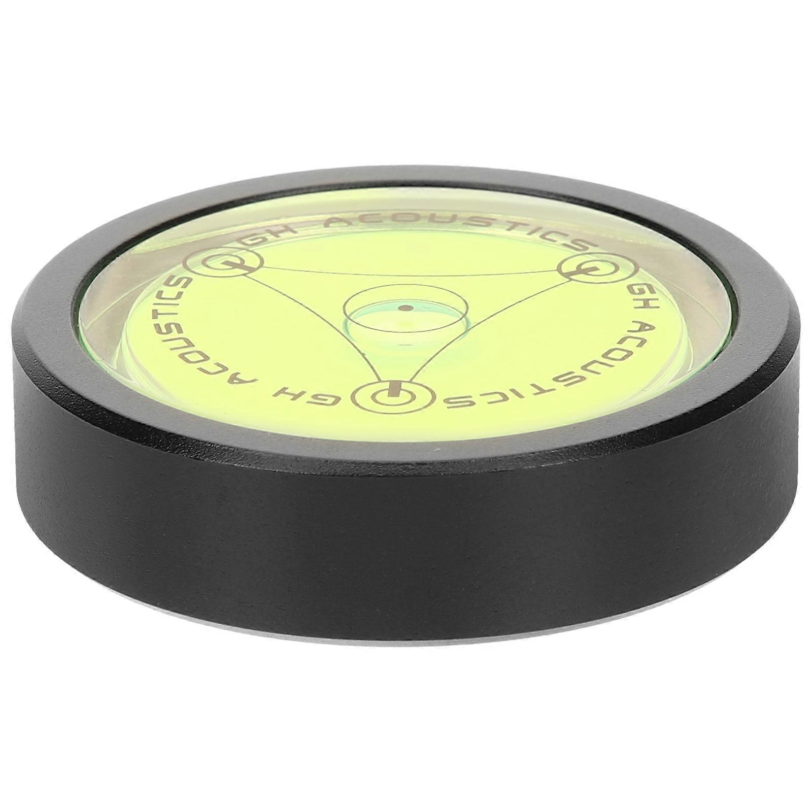 Record Weight Stabilizer Audio Record Player Accessory Vibration Reduction Sound Improvement Black 1Pack