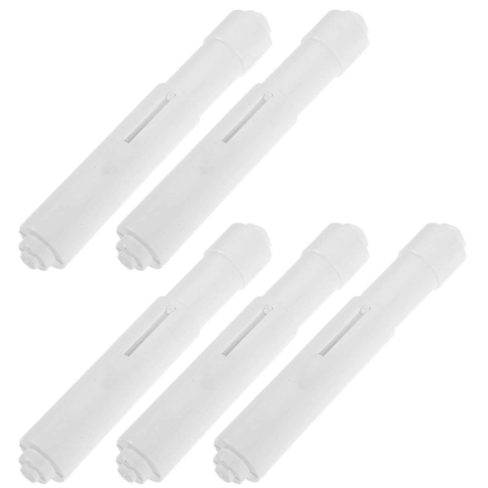 Toilet Paper Roll Holder Wall-Mounted Design ABS Material For Home Use 5Pcs