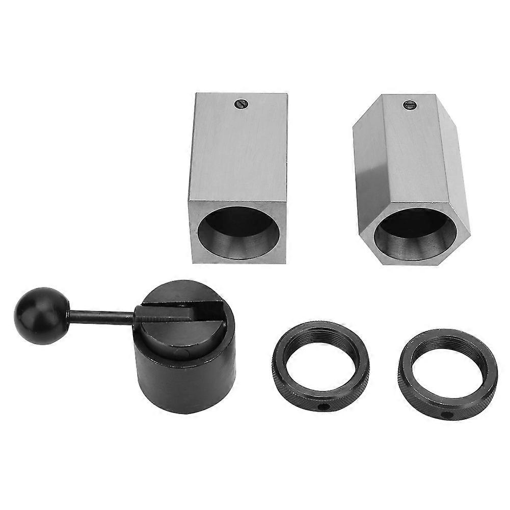 5C Collet Block Set Hex Square Rings & Collet Closer Holder For Milling Machines Lathes