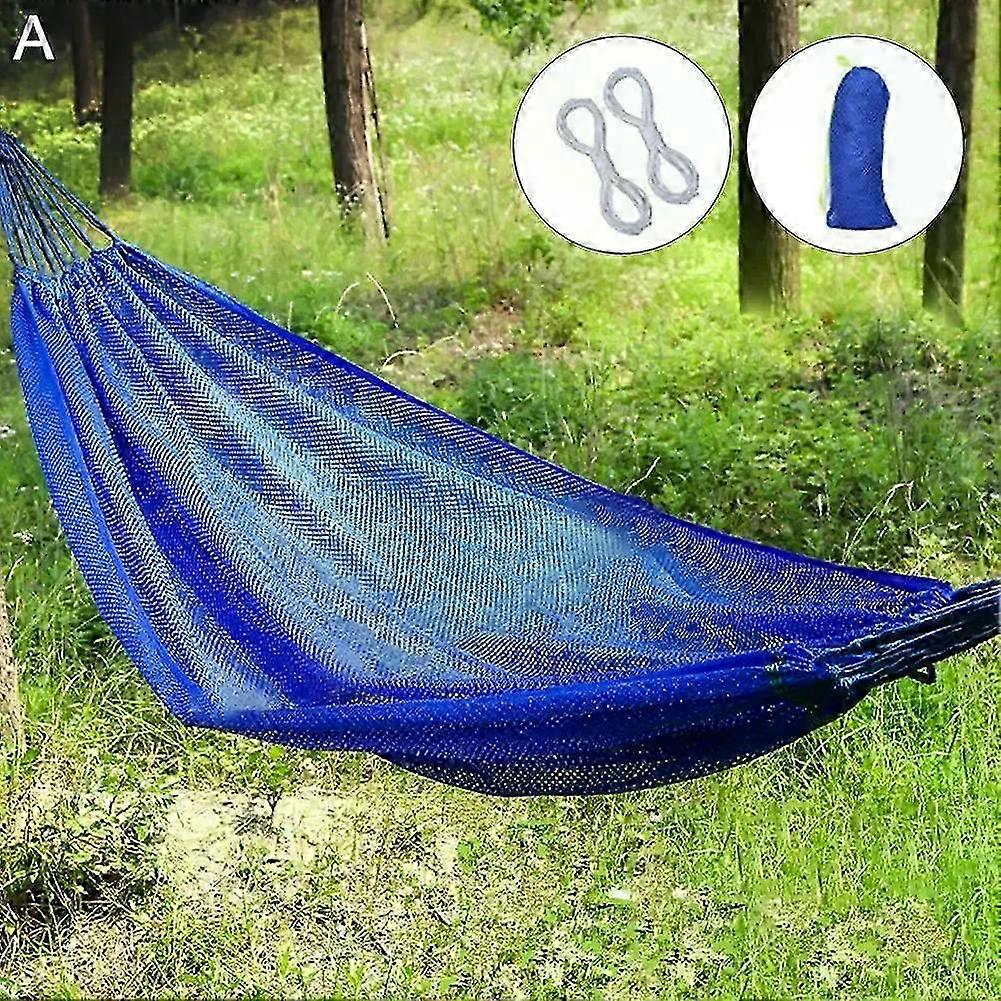 Portable Garden Outdoor Hammock for Home Travel and Camping with Ice Silk Mesh Bed