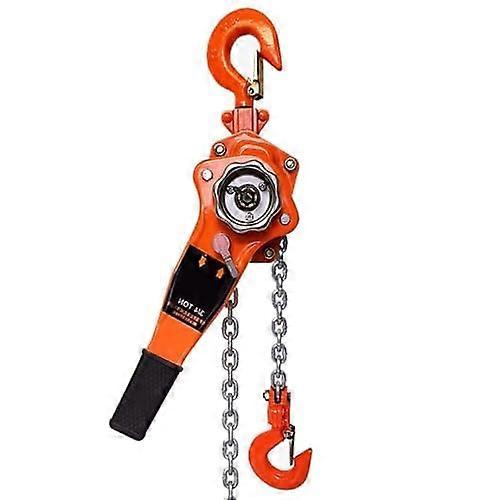 Industrial manual chain hoist, sturdy ratchet lever puller with 3 m long chain for lifting and rigging equipment 3T.